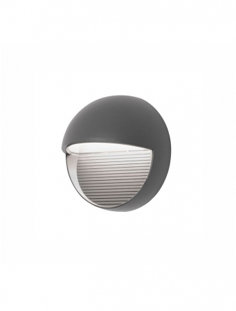 ILUMINAT EXTERIOR - 710446  Nova Luce KRYPTON LED 6W 480lm 3000K IP54 Aluminium & Glass Dark Gray Beam 31 degrees