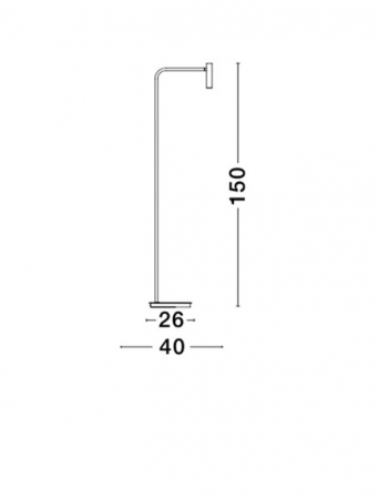 7140183 Lampadar Nova Luce SICILY LED 3W 190lm 3000K Aluminium Black Nedimabil IP20 [2]