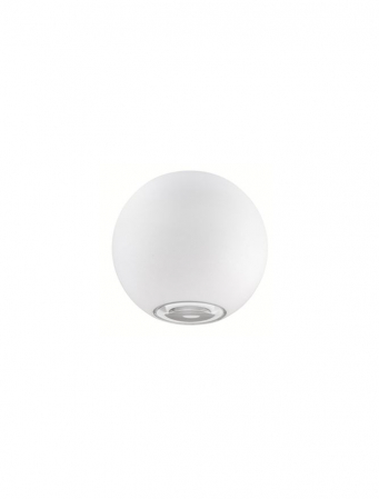 ILUMINAT EXTERIOR - 726217 Aplica Nova Luce COMO LED 2X5W 560lm 3000K IP54 Aluminium Glass Diffuser Sandy White Beam 2x51 degrees Light in 2 directions