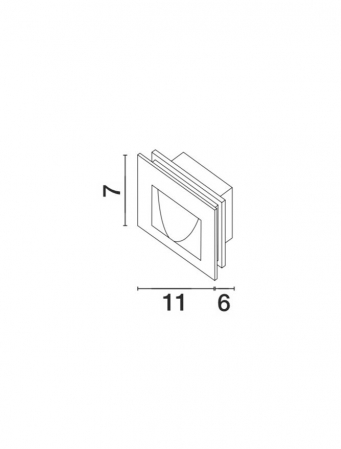 726402  Nova Luce KRYPTON LED 3W 270lm 3000K IP54 Aluminium White Beam 15 degrees [1]