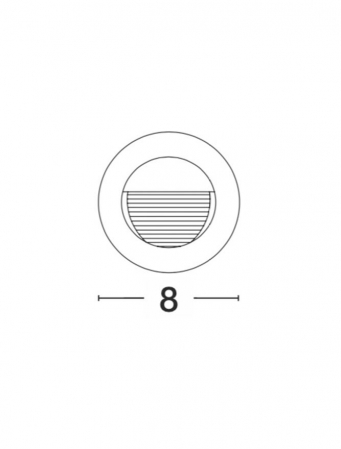 726407  Nova Luce KRYPTON LED 3W 270lm 3000K IP54 Aluminium Dark Gray Beam 27 degrees [1]