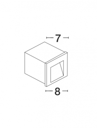 727001  Nova Luce KRYPTON LED 3W 270lm 3000K IP54 Aluminium White Beam 15 degrees [1]