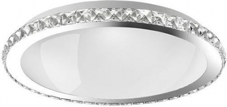 Moderne - 7311403 Plafoniera Nova Luce PALERMO E27 4x12W   Metal & White Glass Chrome  IP20