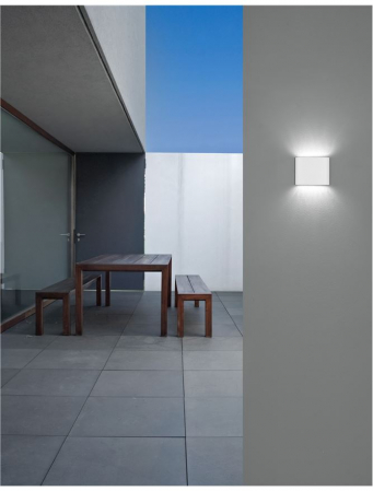 740402 Aplica Nova Luce SOHO LED 2x3W 480lm 3000K IP54 Aluminium Glass Diffuser Sandy White Beam 2x60 degrees [3]