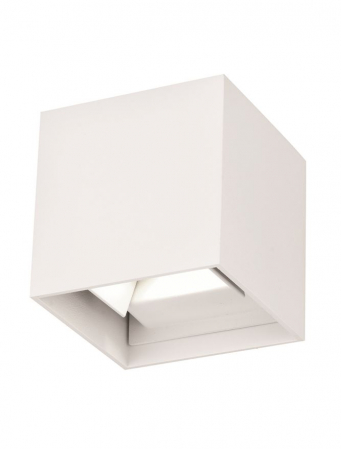Iluminat Arhitectural - 747406 Aplica Nova Luce COMO LED 2x3W 510lm 3000K IP54 Aluminium  Sandy White  Adjustable Beam