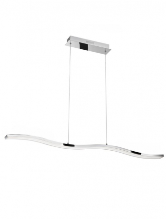 Lustre - 81002002 Lustra Nova Luce CESENA LED 42W 2750lm 3000K Aluminium & Acrylic Chrome Nedimabil IP20