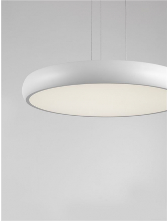8100987 Suspensie Nova Luce GAP LED 50W 3000lm 3000K IP20 Aluminiu/Acril White NOVALUCE [2]