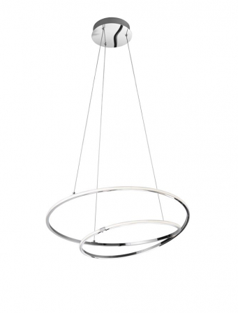 8101201 Lustra Nova Luce VIAREGGIO LED 28W 2222lm 3000K Aluminium & Acrylic Chrome Nedimabil IP20 [2]