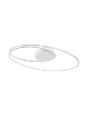 Moderne - 8101204 Plafoniera Nova Luce VIARREGIO LED 28W 1950lm 3000K Aluminium & Acrylic White Nedimabil IP20