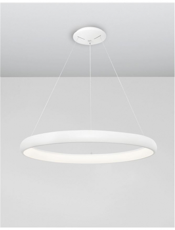 8105601 D Lustra Nova Luce ALBI LED 52W 2685lm 3000K Aluminium & Acrylic Sandy White Dimabil Triac IP20 [2]