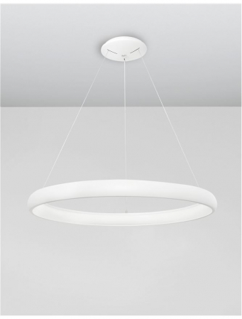 8105601 D Lustra Nova Luce ALBI LED 52W 2685lm 3000K Aluminium & Acrylic Sandy White Dimabil Triac IP20 [3]