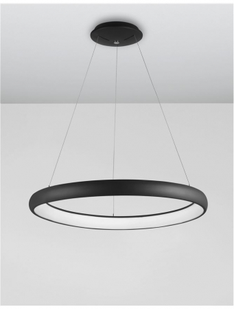 8105602 D Lustra Nova Luce ALBI LED 52W 2685lm 3000K Aluminium & Acrylic Sandy Black Dimabil Triac IP20 [3]