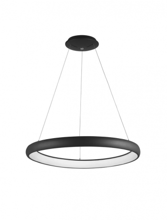 Lustre - 8105602 D Lustra Nova Luce ALBI LED 52W 2685lm 3000K Aluminium & Acrylic Sandy Black Dimabil Triac IP20