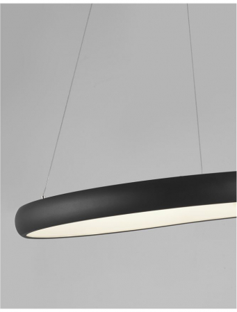 8105602 D Lustra Nova Luce ALBI LED 52W 2685lm 3000K Aluminium & Acrylic Sandy Black Dimabil Triac IP20 [7]
