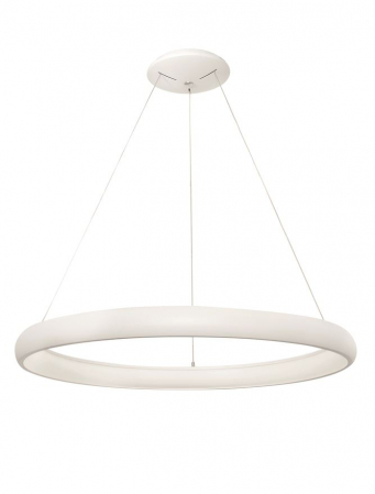 8105603 D Lustra Nova Luce ALBI LED 80W 4000lm 3000K Aluminium & Acrylic Sandy White Dimabil Triac IP20