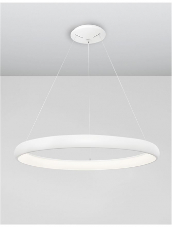 8105603 D Lustra Nova Luce ALBI LED 80W 4000lm 3000K Aluminium & Acrylic Sandy White Dimabil Triac IP20 [2]
