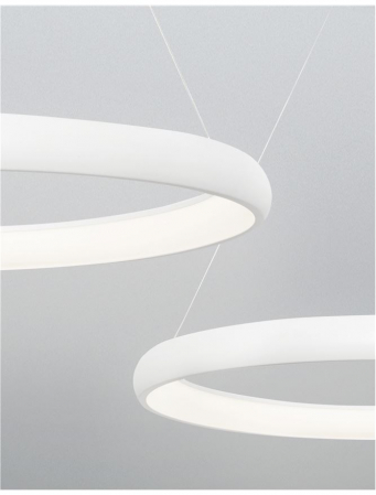 8105603 D Lustra Nova Luce ALBI LED 80W 4000lm 3000K Aluminium & Acrylic Sandy White Dimabil Triac IP20 [5]