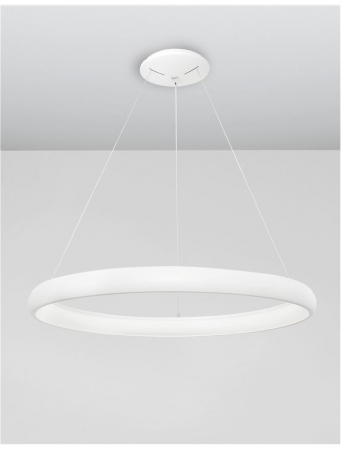8105603 D Lustra Nova Luce ALBI LED 80W 4000lm 3000K Aluminium & Acrylic Sandy White Dimabil Triac IP20 [3]