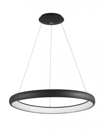 8105604 D Lustra Nova Luce ALBI LED 80W 4000lm 3000K Aluminium & Acrylic Sandy Black Dimabil Triac IP20