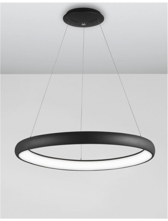 8105604 D Lustra Nova Luce ALBI LED 80W 4000lm 3000K Aluminium & Acrylic Sandy Black Dimabil Triac IP20 [3]