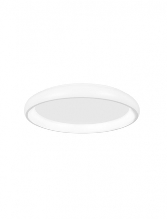 Moderne - 8105606 D Plafoniera Nova Luce ALBI LED 50W 2876lm 3000K Aluminium & Acrylic White Dimabil Triac IP20