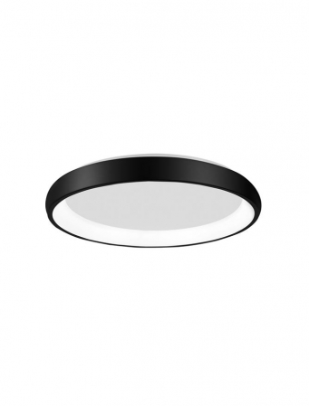 Moderne - 8105611 Plafoniera Nova Luce ALBI LED 50W 2876lm 3000K Aluminium & Acrylic Sandy Black Dimabil Triac IP20