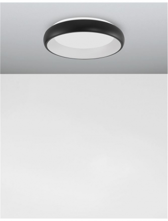 8105616 Plafoniera Nova Luce ALBI LED 32W 1950lm 3000K IP20 Aluminiu/Acril Sandy Black [2]