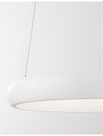 8105618 Suspensie Nova Luce ALBI LED 32W 1950lm 3000K IP20 Aluminiu/Acril Sandy White NOVALUCE [6]