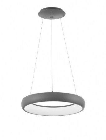 ILUMINAT INTERIOR - 8105619 Lustra Nova Luce ALBI LED 32W 1950lm 3000K Aluminium & Acrylic Sandy Gray Dimabil Triac IP20