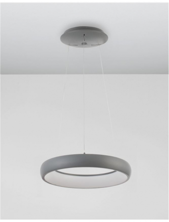 8105619 Lustra Nova Luce ALBI LED 32W 1950lm 3000K Aluminium & Acrylic Sandy Gray Dimabil Triac IP20 [3]