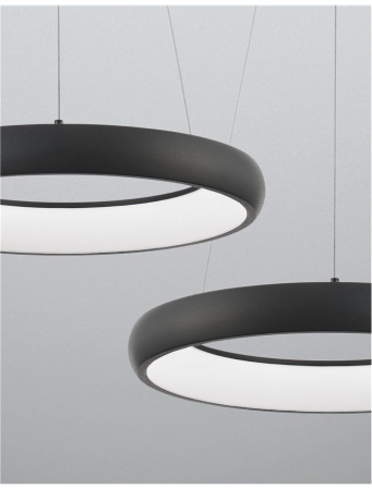 8105620 Suspensie Nova Luce ALBI LED 32W 1950lm 3000K IP20 Aluminiu/Acril Sandy Black NOVALUCE [3]