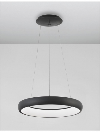 8105620 Suspensie Nova Luce ALBI LED 32W 1950lm 3000K IP20 Aluminiu/Acril Sandy Black NOVALUCE [2]