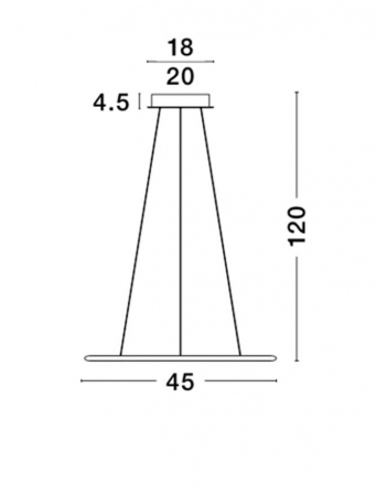 8107402 Suspensie Nova Luce LIVORNO LED 29W 2010lm 3000K IP20 [4]