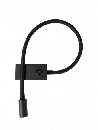 Moderne - 8126582 Aplica Nova Luce GENEVA LED 3W 190lm 3000K Aluminium  Black Nedimabil IP20