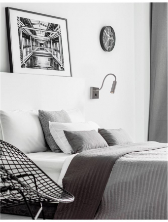 8128201 Aplica Nova Luce MADISON LED 3W 190lm 3000K Aluminium  Chrome Nedimabil IP20 [1]