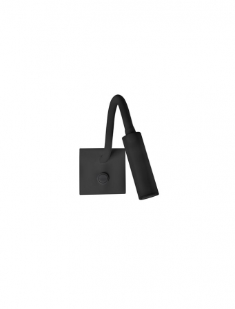 ILUMINAT INTERIOR - 8128204 Aplica Nova Luce MADISON LED 3W 190lm 3000K Aluminium  Black Nedimabil IP20