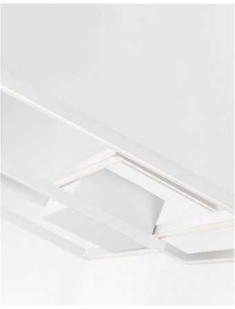 8160161 Plafoniera Nova Luce BILBAO LED 42W 2650lm 3000K IP20 Aluminiu/Acril White NOVALUCE [4]