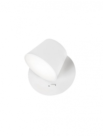 Moderne - 8223601 Aplica Nova Luce AMADEO LED 6W 528lm 3000K Aluminium & Acrylic White Nedimabil IP20