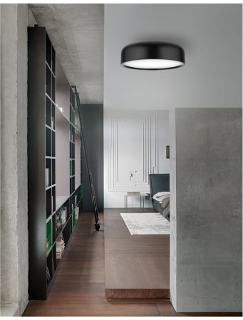 826809 Plafoniera Nova Luce PERLETO E27 2x12W   Metal & Acrylic  Matt White  IP20 [1]
