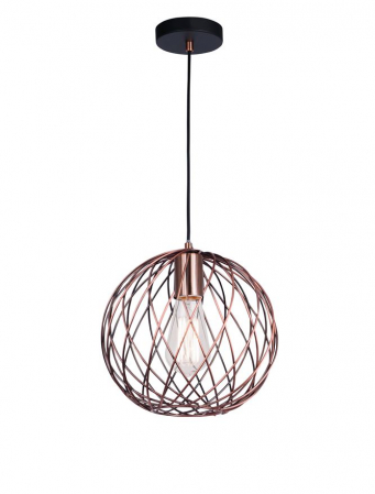 Moderne - 8436421 Pendul Nova Luce ERIBERTO E27 1x12W Cooper Rust IP20
