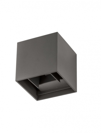 Iluminat Arhitectural - 847407 Aplica Nova Luce COMO LED 2x3W 510lm 3000K IP54 Aluminium Dark Gray Adjustable Beam