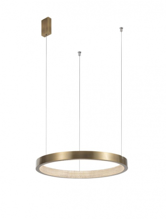 Moderne - 86016807 Lustra Nova Luce VEGAS LED 23W 1265lm 3000K IP20 Aluminiu/Acril Antique Brass