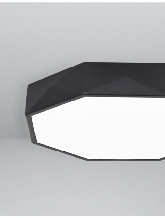 9001491 Plafoniera Nova Luce EBEN LED 24W 1380lm 3000K Aluminium Sandy Black Nedimabil IP20 [1]