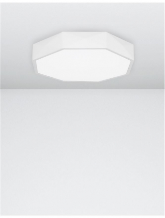9001492 Plafoniera Nova Luce EBEN LED 24W 1380lm 3000K Aluminium Sandy White Nedimabil IP20 [2]