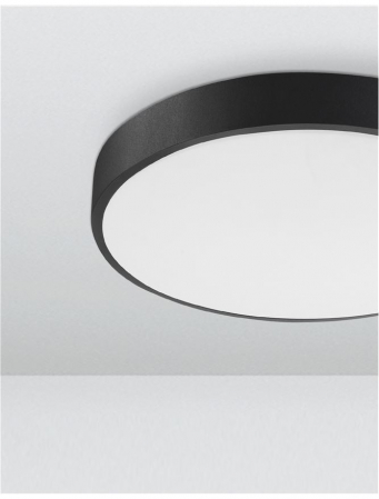9001531 Plafoniera Nova Luce HADON LED 24W 1380lm 3000K Aluminium Sandy Black Nedimabil IP20 [3]