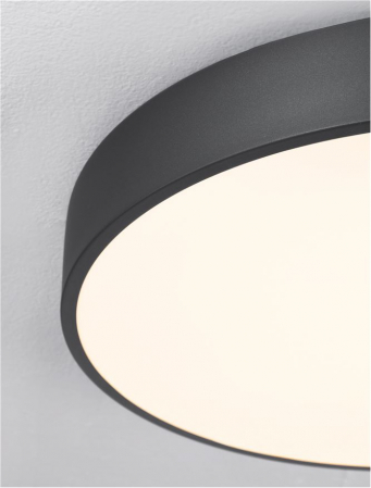 9001533 Plafoniera Nova Luce HADON LED 30W 1725lm 3000K Aluminium Sandy Black Nedimabil IP20 [3]
