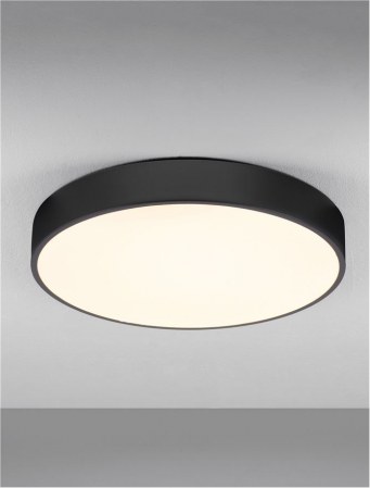9001533 Plafoniera Nova Luce HADON LED 30W 1725lm 3000K Aluminium Sandy Black Nedimabil IP20 [1]