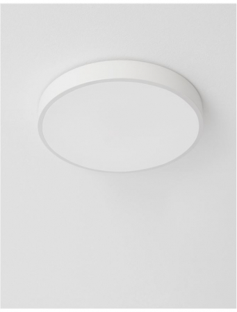 9001532 Plafoniera Nova Luce HADON LED 24W 1380lm 3000K Aluminium Sandy White Nedimabil IP20 [2]