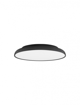 Moderne - 9005644 Plafoniera Nova Luce LINUS LED 40W 2541lm 3000K Aluminium & Acrylic Sandy Black Dimabil Triac IP20