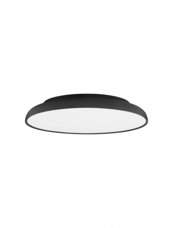 Moderne - 9005657 Plafoniera Nova Luce LINUS LED 50W 3741lm 2700K - 6000K Aluminium & Acrylic Sandy Black Dimabil IP20